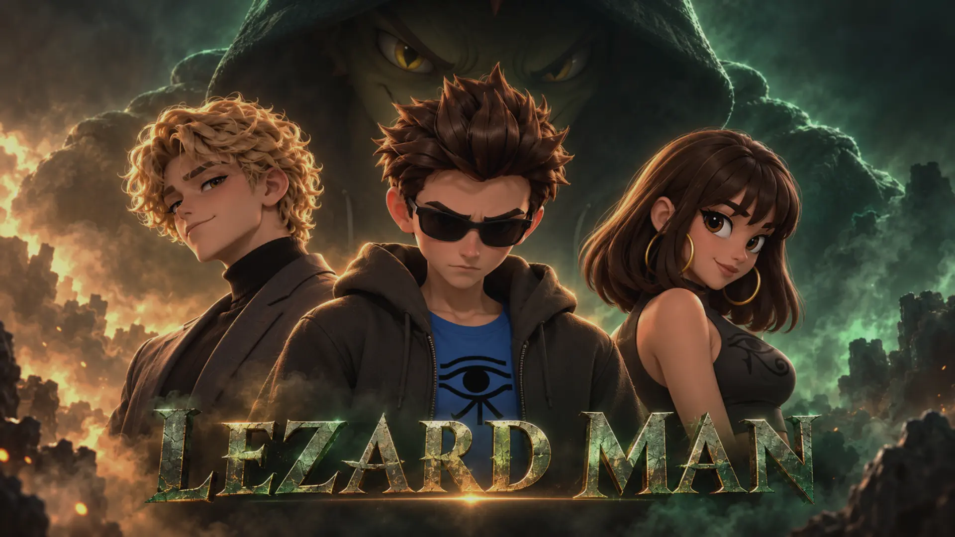 Lezard Man poster
